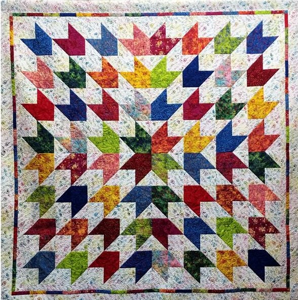 Fancy Star Quilt Kit 88" x 88"