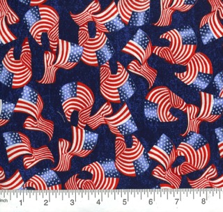 Patriotic Flags All Over