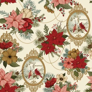 Christmas Greetings Main Cream