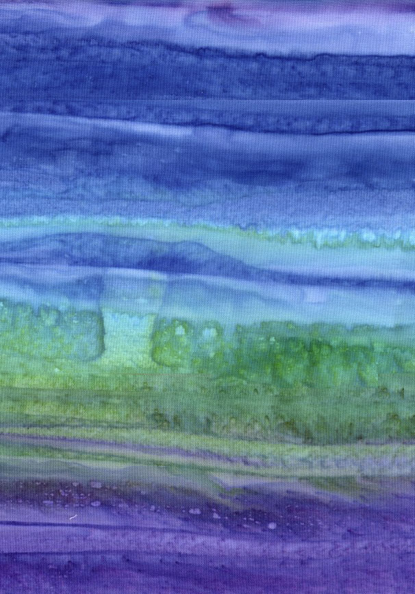 Ombre Batik Collection Blue Green Violet