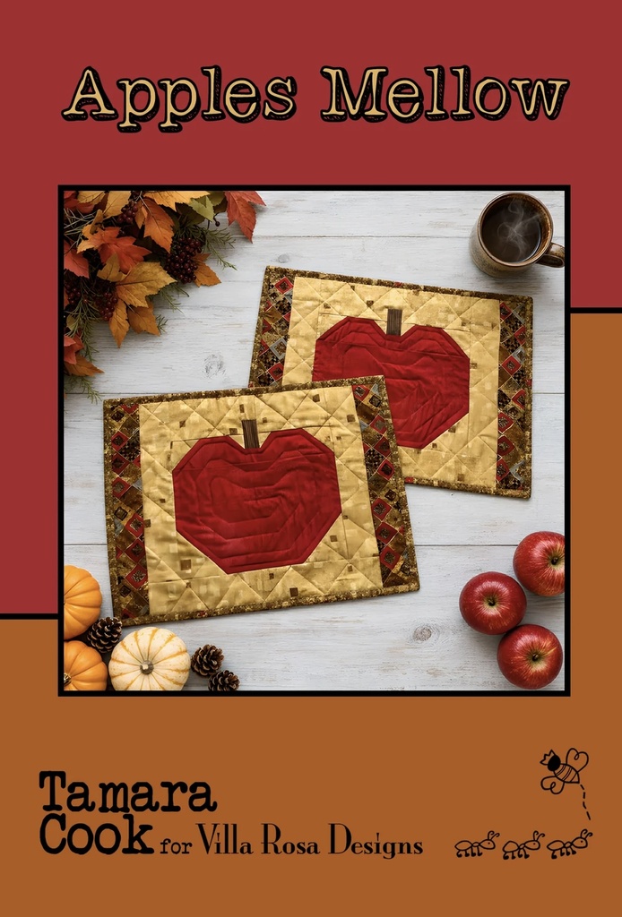 Apples Mellow - Villa Rosa - Pattern