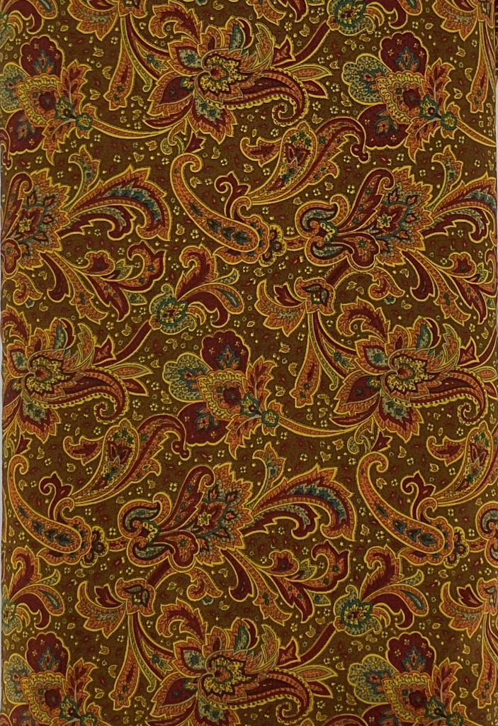 Warm Paisley on Brown from Japan
