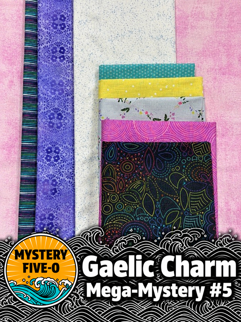Gaelic Charm-Bright Blooms (84"x84")