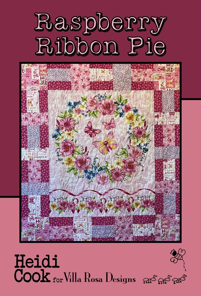 Raspberry Ribbon Pie - Villa Rosa - Pattern