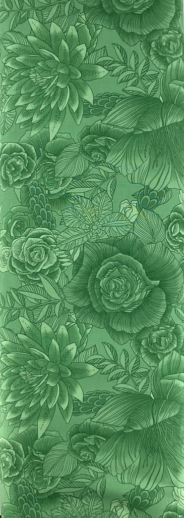Green Large Floral from Japan