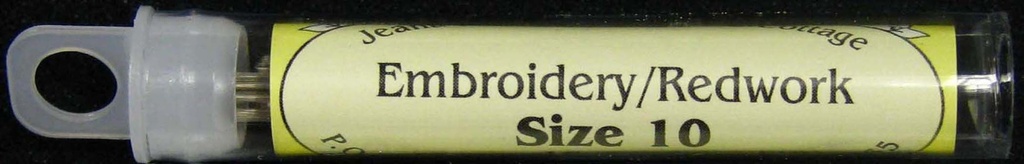 Foxglove Cottage Embro/ Applique Needle Size 10 16ct