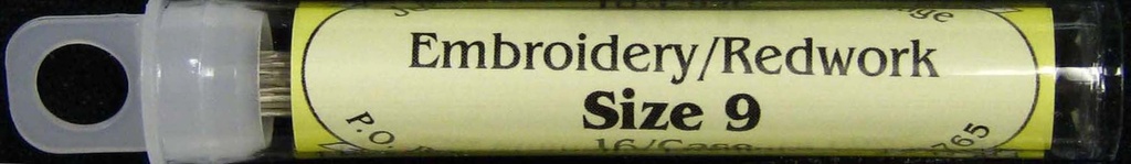 Foxglove Cottage Embro/ Applique Needle Size 9 16ct