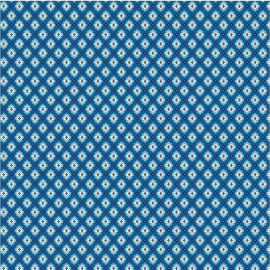 Adobe Canyon Silhouette Blue
