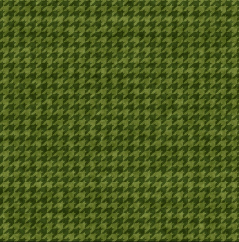 Houndstooth Basics Green