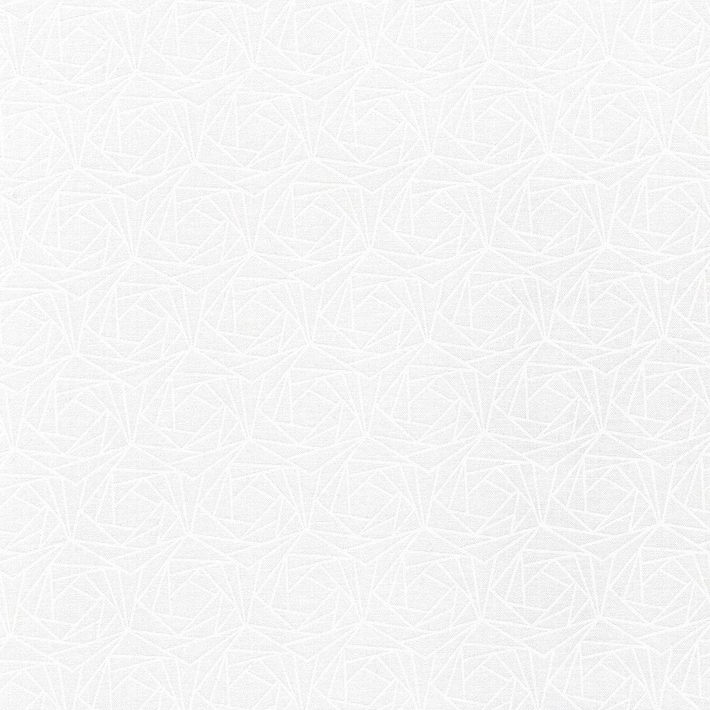 Jardin Noir Geometric White