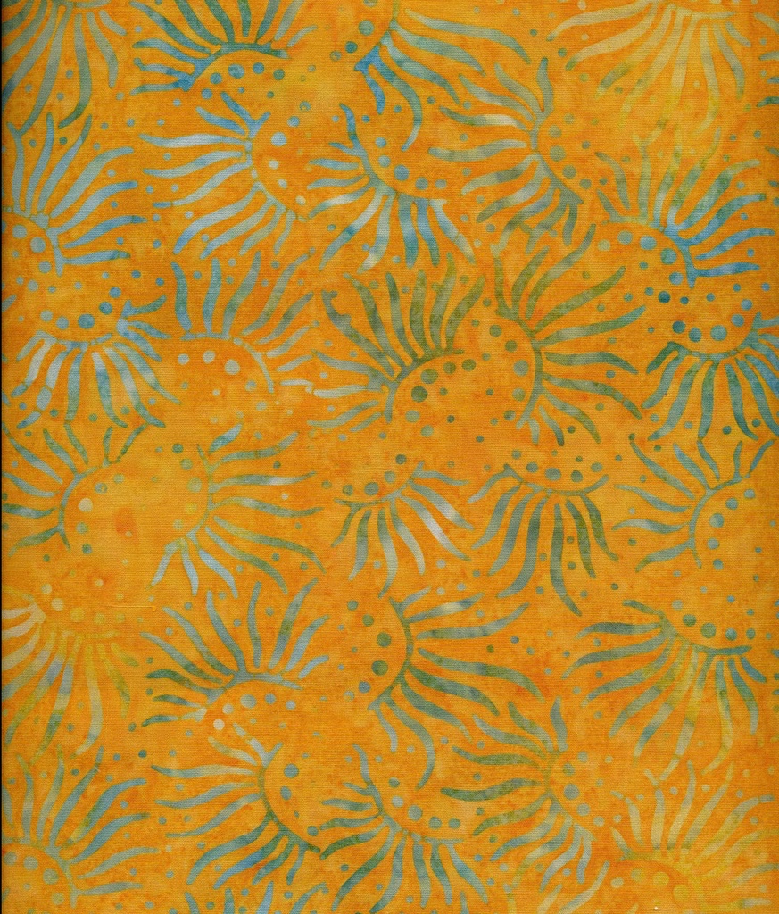 Majestic Batiks Orange Chrome