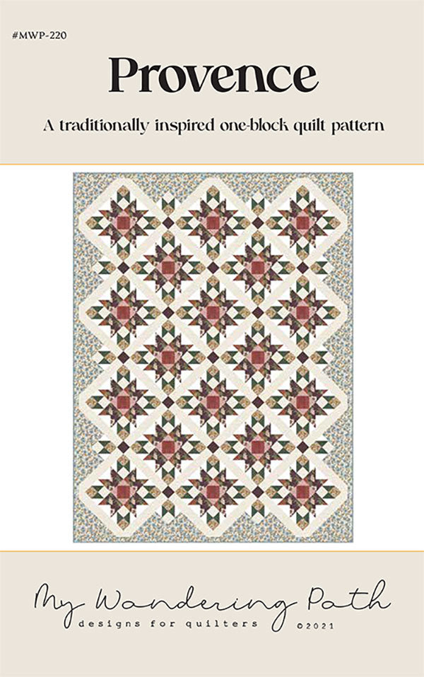 SALE - Provence Quilt Pattern