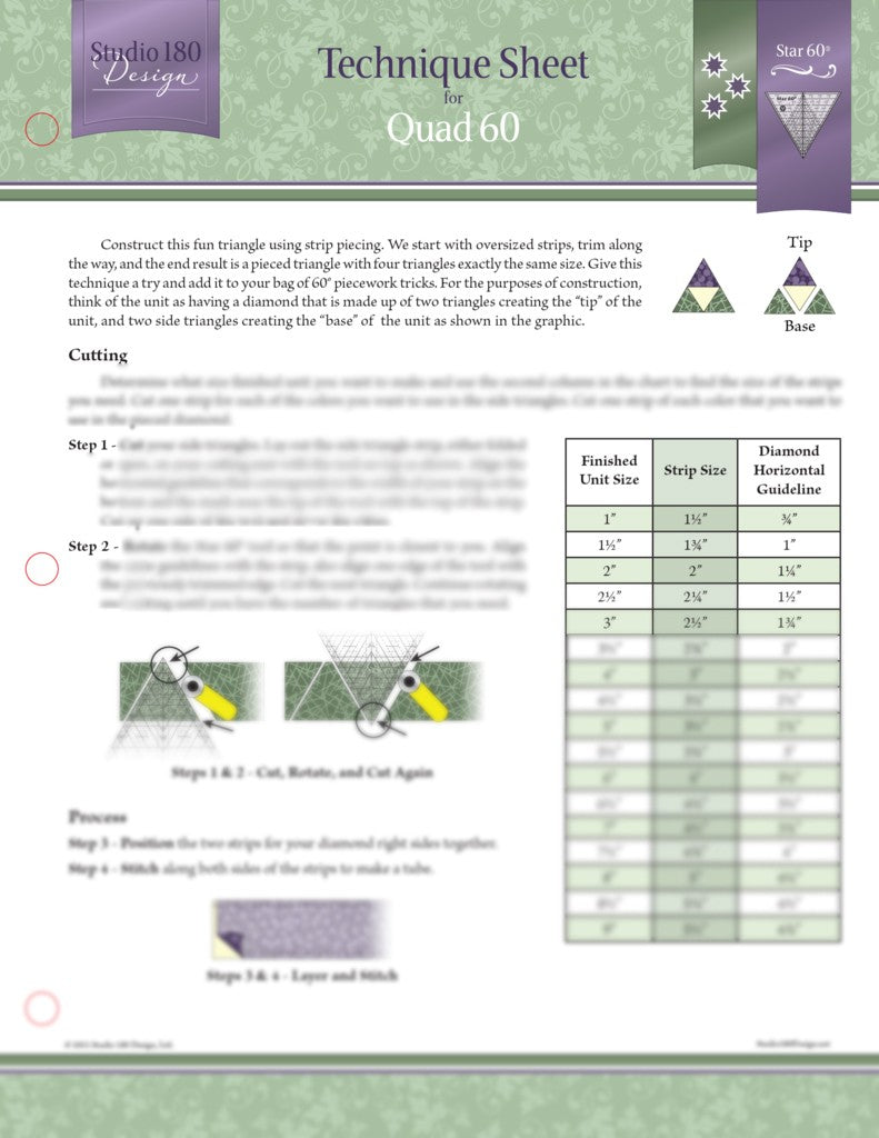 Quad 60 Technique Sheet-Studio 180