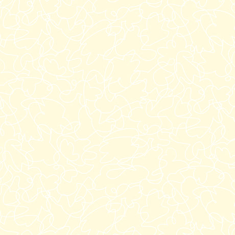 Quilting Illusions Scribble White/Ecru Cotton