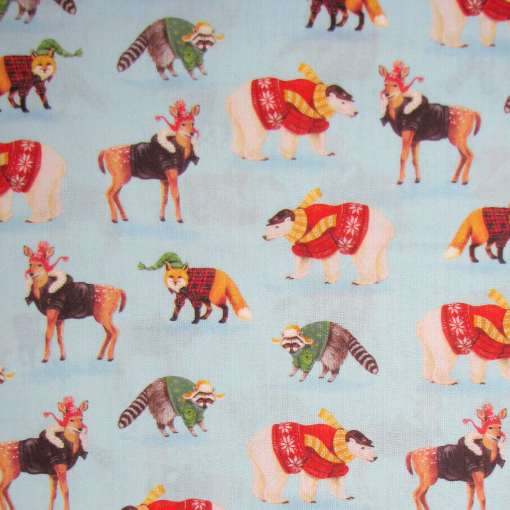 SALE - Critter Cabin Blue