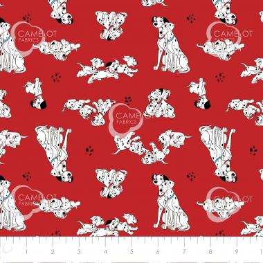 SALE - Disney 101 Dalmatians Family Portrait Red