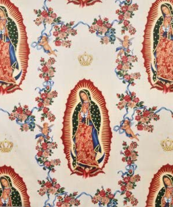 SALE - Virgin of Guadelupe Ecru