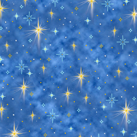 SALE-Born in Bethlehem Stars Blue