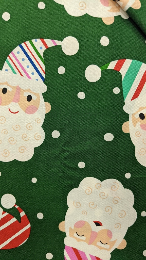 SALE-Large Santa Head Print