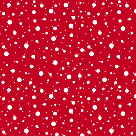 SALE-Steampunk Christmas Dots Red