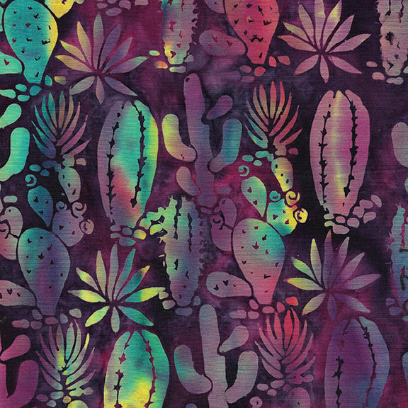 Simply Southwest Cacti Mix Red Burgandy