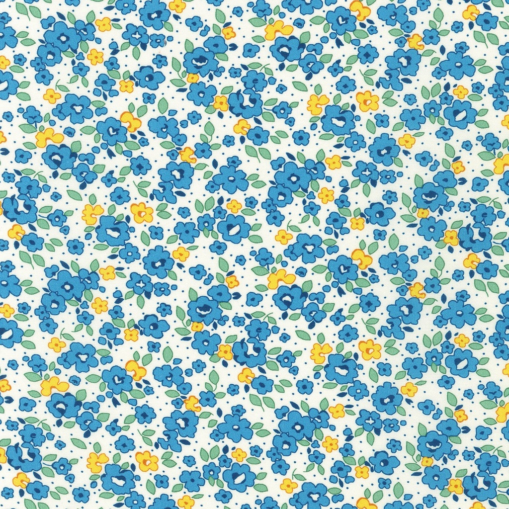 Baskets of Blooms Evening Blue