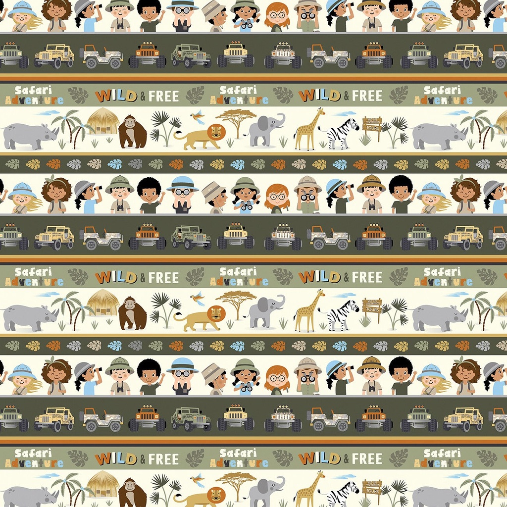 Safari  Adventure Stripe Multi