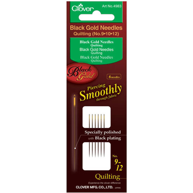 Black Gold Quilt Needle Size 9,10,12