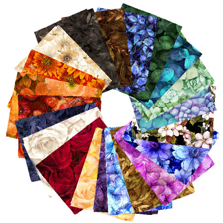 Blossom -Jewel Fat Quarter Bundle