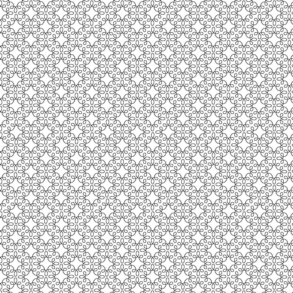 White/Black Filagree Geo