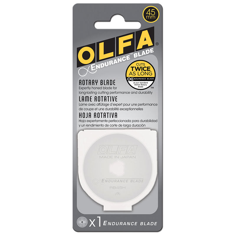 Olfa RB45H-1 Endurance Rotary Blade 45MM, Pack of 1