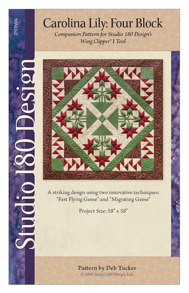 Four Block Carolina Lily Pattern