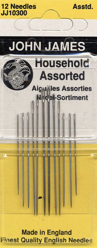 John James Household Needle Assortment Size 12ct