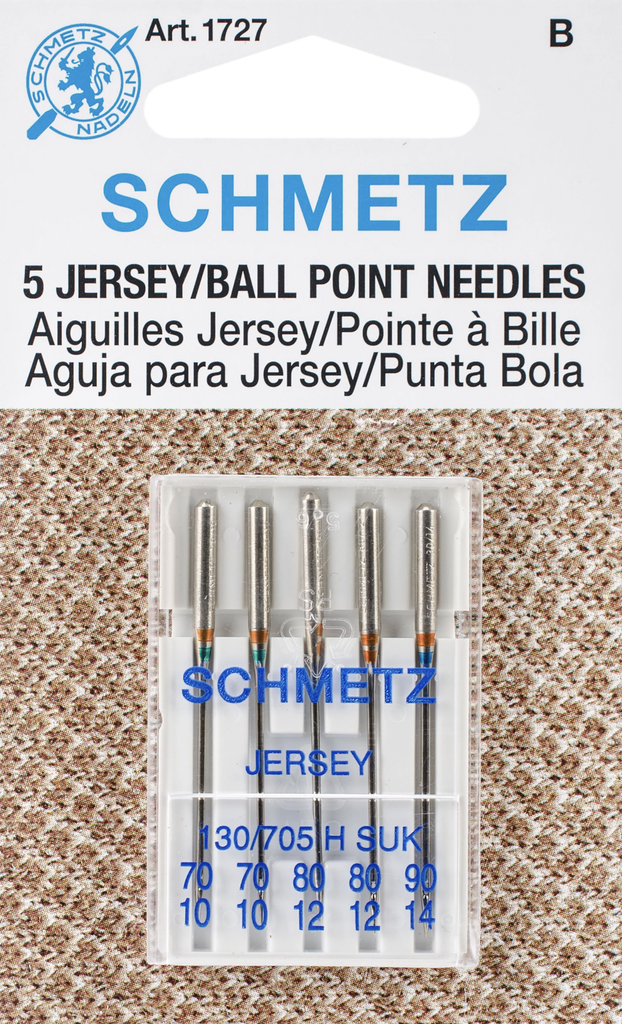 SCHMETZ Jersey Ballpoint Machine Needle Asstd