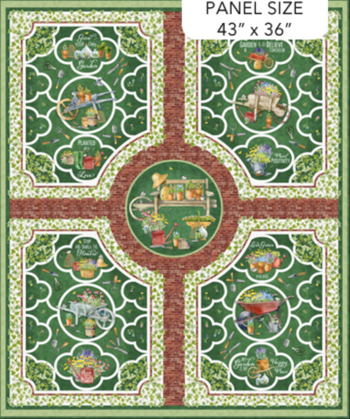 SALE-Plant With Love Green Multi Gardening Panel