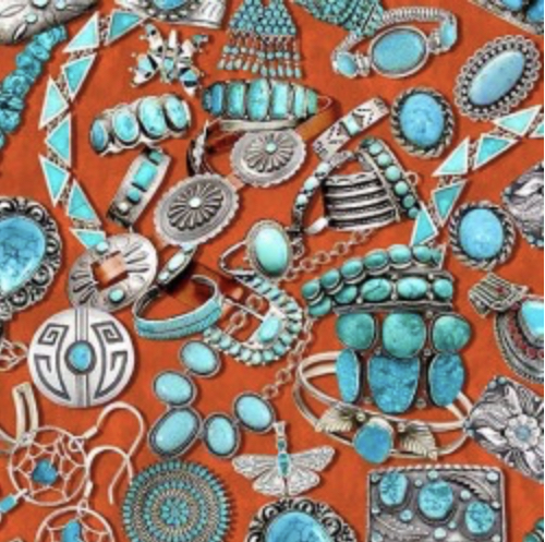 Turquoise - Coral