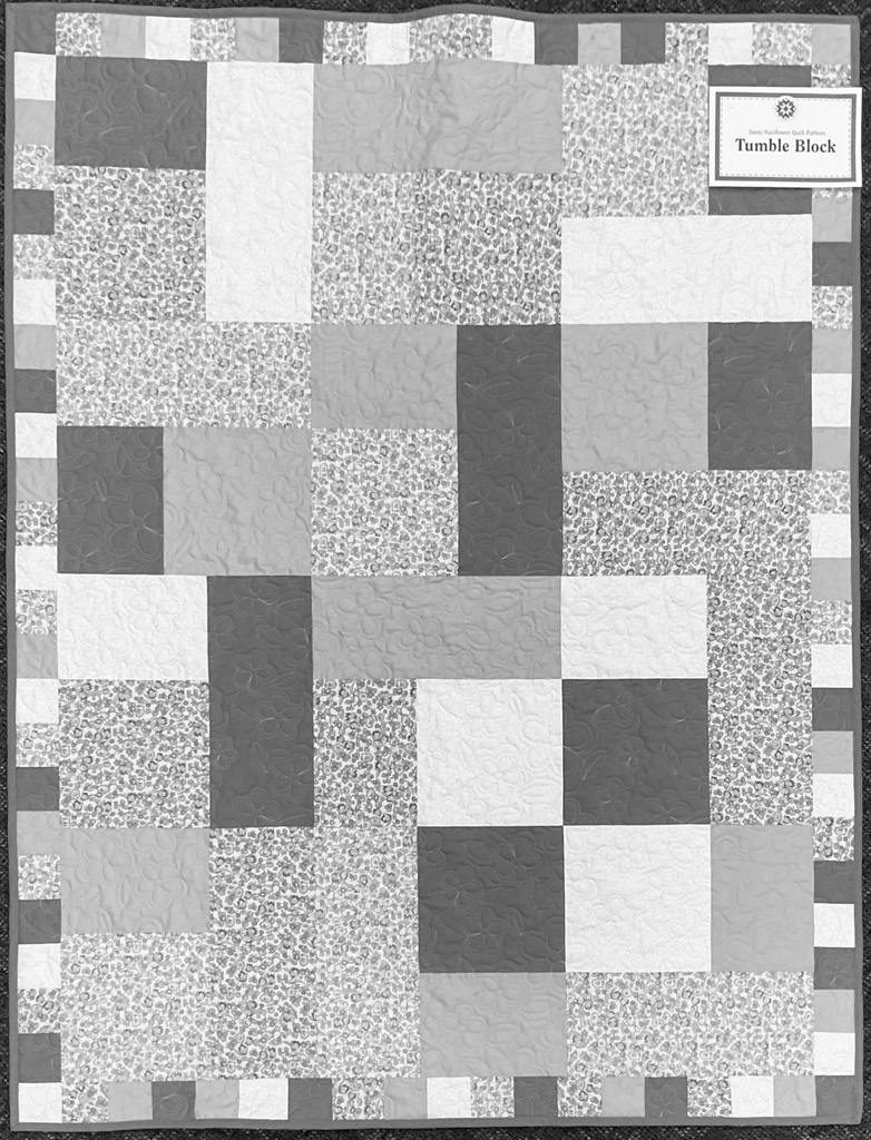 Tumble Block - Sassy Sunflower Pattern