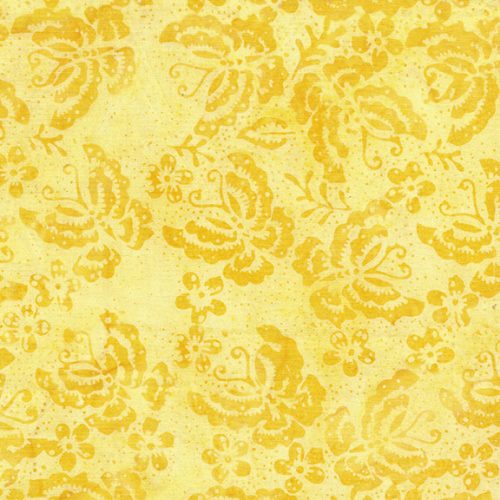 Butterfly Yellow Banana Batik