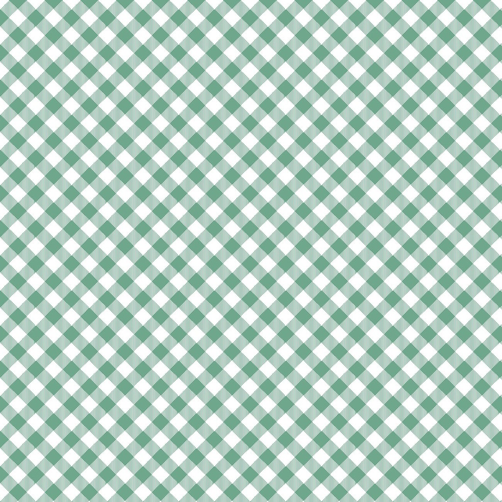SALE-Chelsea's Checks Green/White Small Bias Check