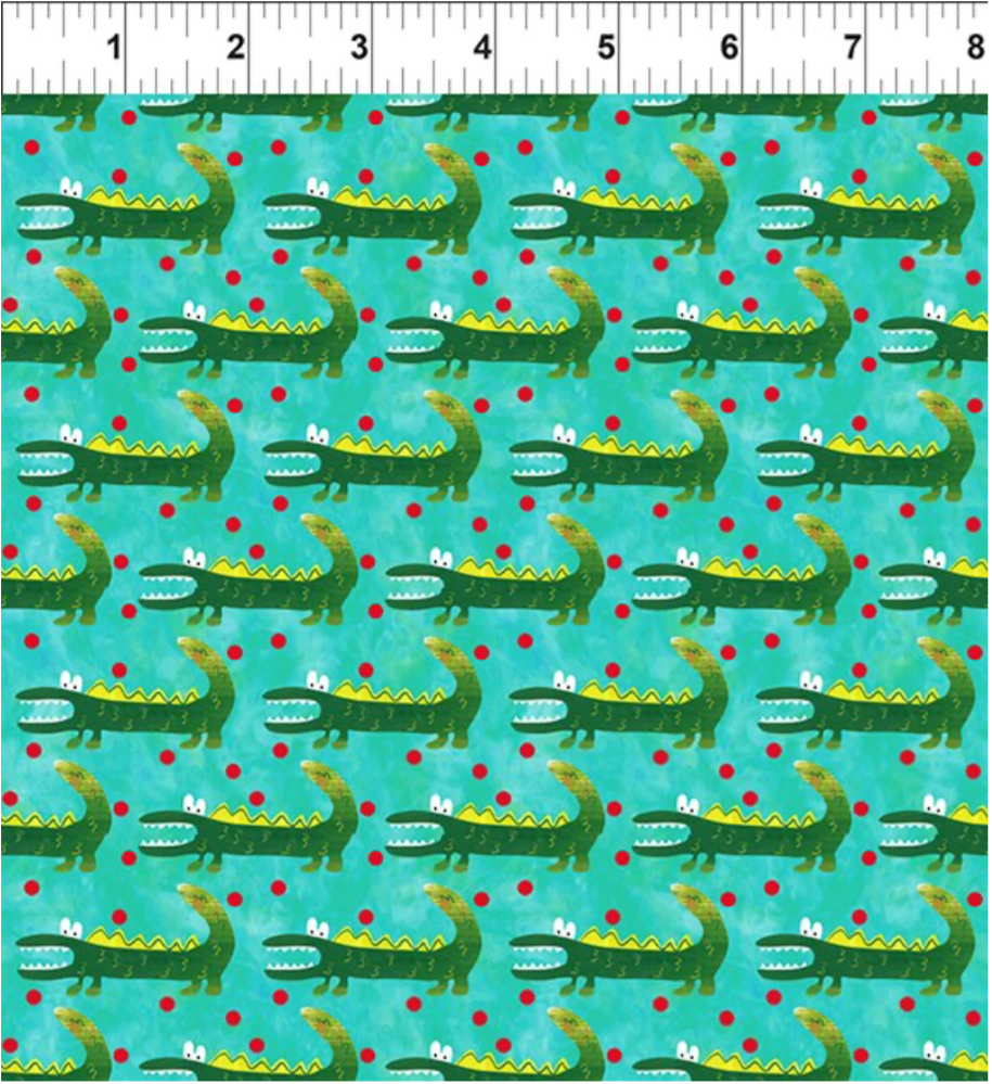 ABC's of Color - Alligators - Teal