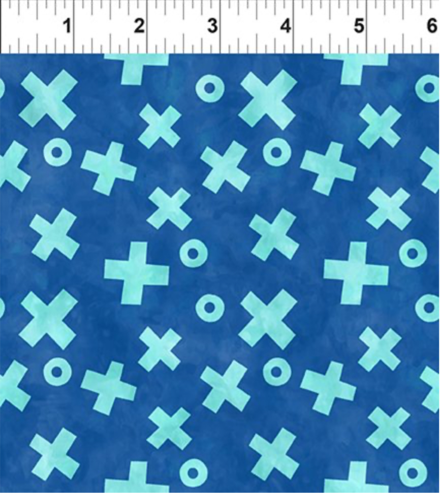 SALE - ABC's of Color - X’s & O’s - Blue