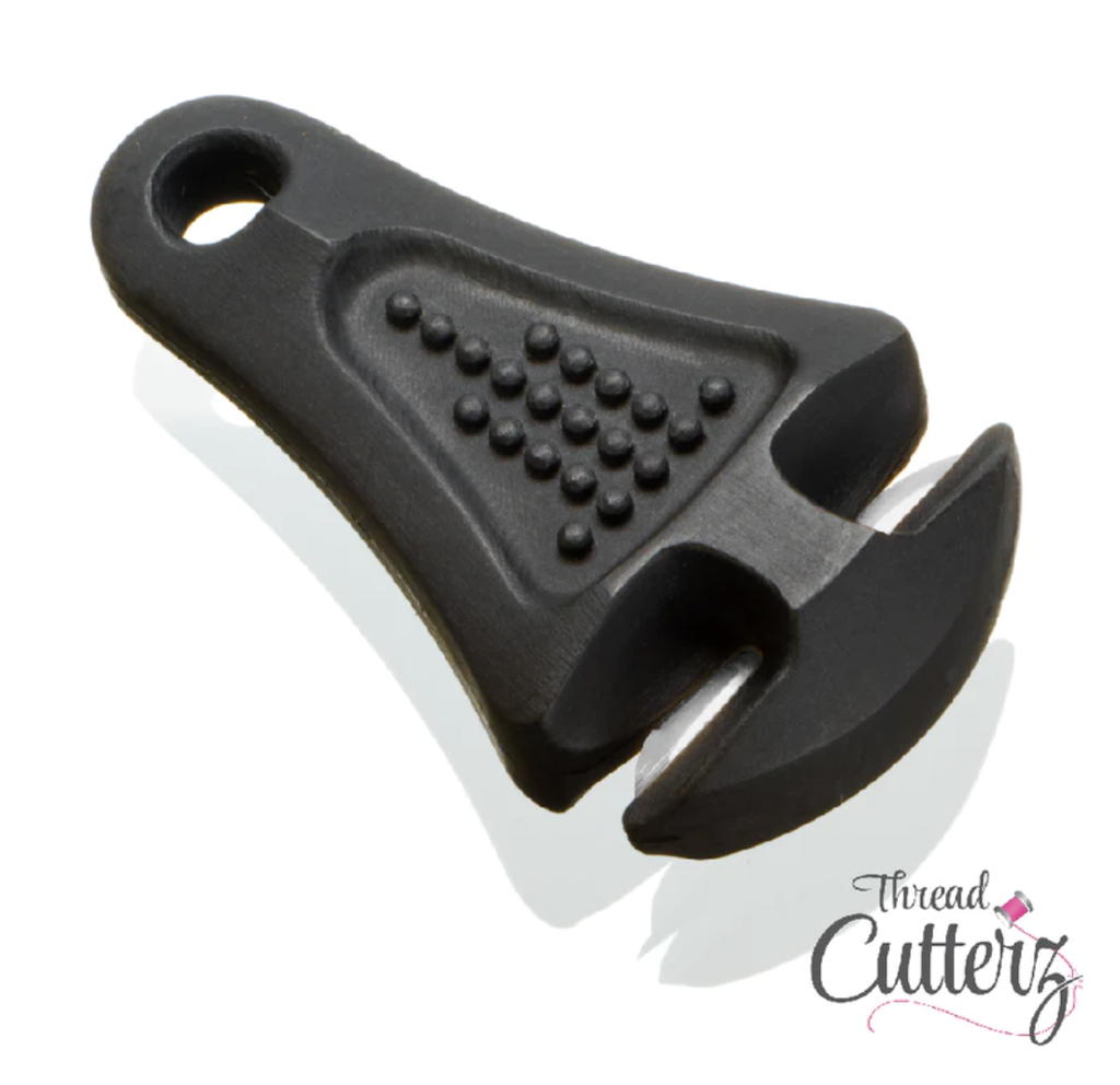 Thread Cutterz Ceramic Blade Zipper Pull Black