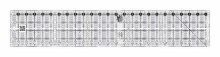 Creative Grids Quick Trim And Circle Quilt Ruler Two 4-1/2" x 24-1/2"