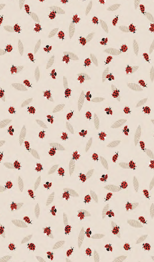 SALE - Ladybugs on Cream