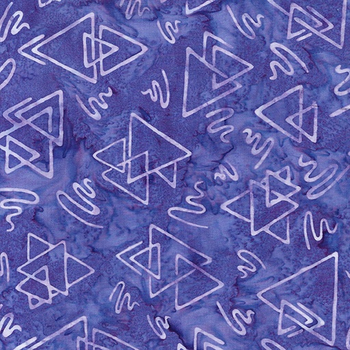 [612406425] Triangles and Squiggles-Purple Heather