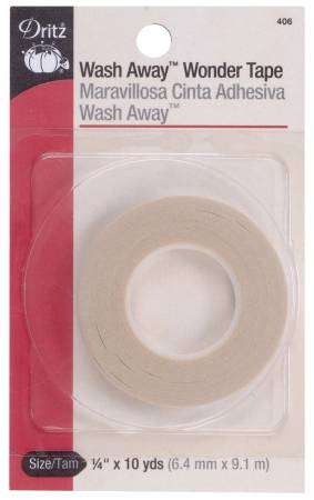 [406] Wash-Away Wonder Tape 1/4” x 10 yds