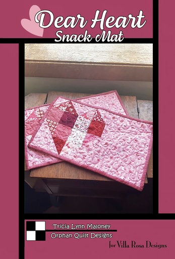 [DearHeartSM-villa] Dear Heart Snack Mat - Villa Rosa