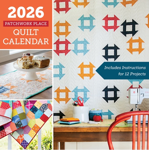 [20566] 2026 Patchwork Place Quilt Calendar