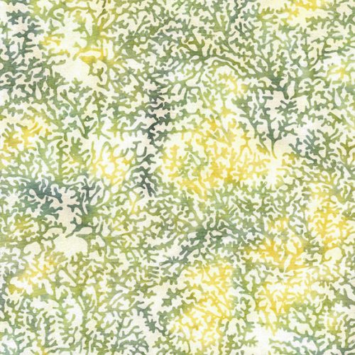 [112417001] Coral-Neutral Snow Batik