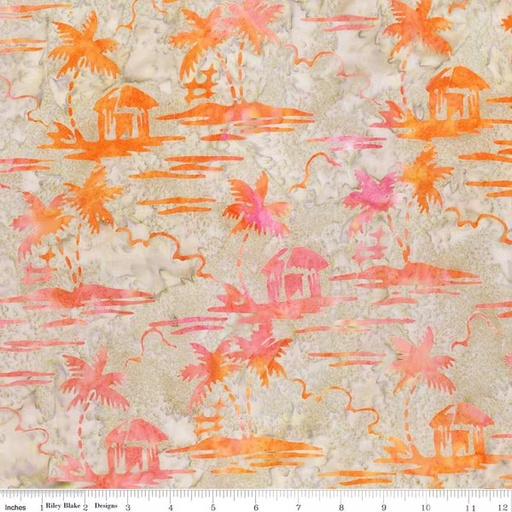 [BT23221-122] Batiks Places You'll Go Sugar Cookie